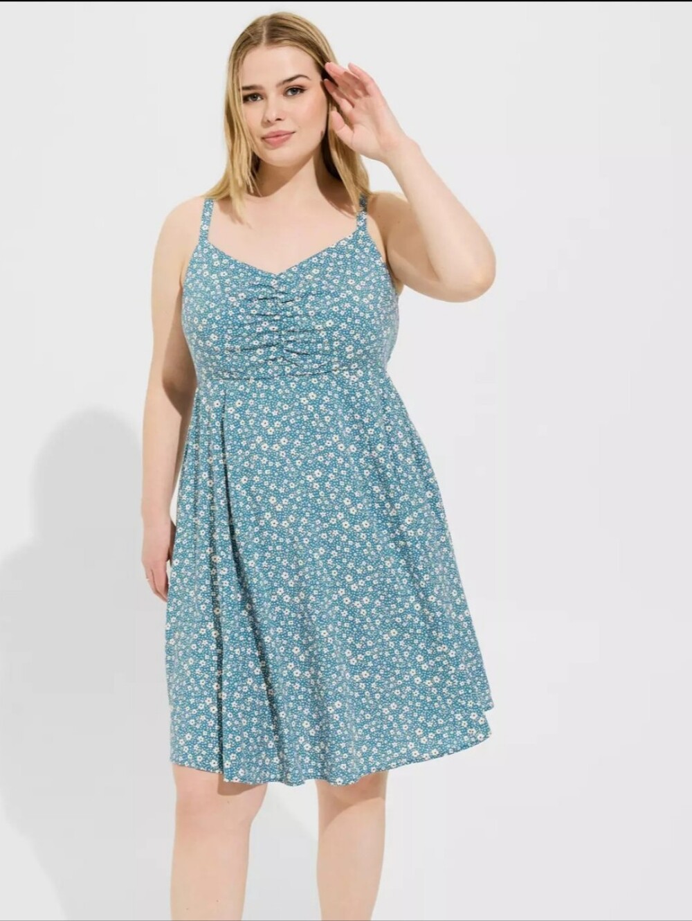 Torrid Mini Challis Skater Dress